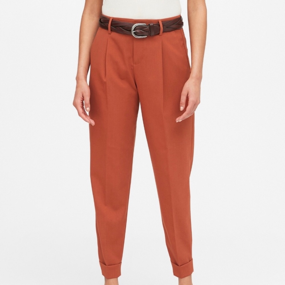 BR Petite Tapered Pants - Terracotta